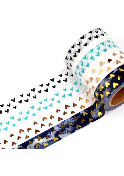 Numara. 580 Tarzı 10M Dekor Sevimli Japon Kağıt Sevgililer Washi Bant Kalpler Seti Bakır Folyo Siyah Dıy Planlayıcısı Maskeleme Bantları Okul Ofis Malzemeleri (Yurt Dışından) fiyatları