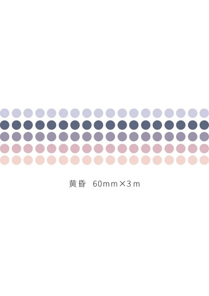 1-E Stili 1 Rulo Washi Kağıt Yumuşak Pastel Renkli Yapışkan Noktalar Scrapbooking Sanat Için Maskeleme Bandı Dıy Günlüğü Işareti Planlayıcısı Zarf Sızdırmazlık (Yurt Dışından)