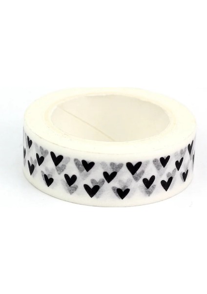 Kırmızı Stil 1 Adet Kalp Folyo Washi Bant Japon Kağıdı 1.5 cm * 10 M Kawaii Scrapbooking Araçları Maskeleme Bandı Noel Fotoğraf Albümü Diy Dekoratif Bantlar (Yurt Dışından)