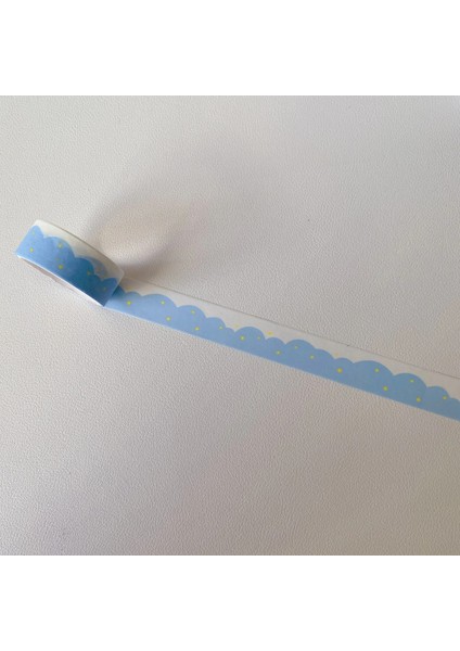 1 Adet B Tarzı 15MM * 300CM Ins Yıldızlı Gökyüzü Bulutlar Aşk Washi Bant Kombinasyonu Tatlı Sevimli Dekoratif Dıy Malzeme Sticker Okul Malzemeleri (Yurt Dışından)