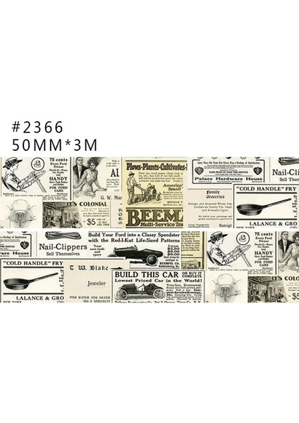 NO.2366 Tarzı S Beden Jiataihe Washi Bant Haritaları Vintage Posterler, Ingilizce, Dıy Karalama Defteri Kağıdı Fotoğraf Albümü Japon Maskeleme Bandı (Yurt Dışından)