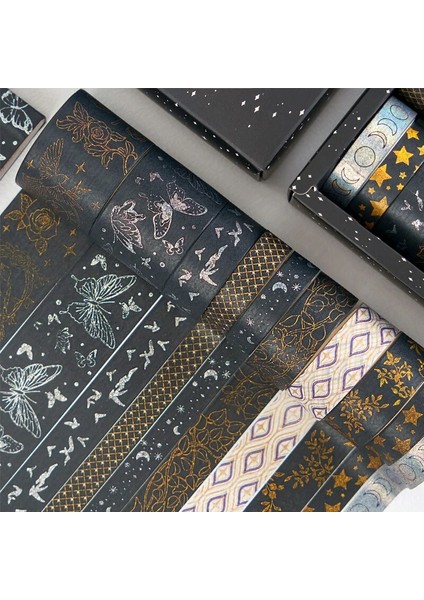 H Tarzı Van Gogh Washi Bant Seti Washi Maskeleme Dekoratif Bantlar Diy Dekor Planlayıcıları Için Scrapbooking Yapıştırıcı Okul Parti Malzemeleri (Yurt Dışından)
