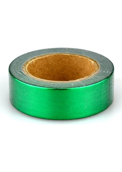 NO.F124 Stili 1.5c Dekoratif Noel Altın Varak Washi Bant Planlayıcı Scrapbooking Maskeleme Bandı Okul Ofis Tedarik Için Katı Renkler Seti (Yurt Dışından)