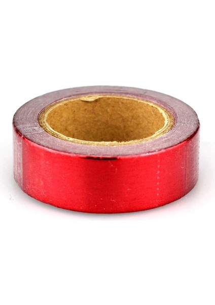 NO.F124 Stili 1.5c Dekoratif Noel Altın Varak Washi Bant Planlayıcı Scrapbooking Maskeleme Bandı Okul Ofis Tedarik Için Katı Renkler Seti (Yurt Dışından)