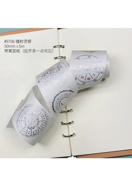 NO.9706 Stili Ücretsiz G, Folyo Washi Bant, Folyo Bant, Dıy Zanaat Scrapbooking Bant, Karalama Defteri Günlüğü Zanaat, Birçok Kupon ve Desen. (Yurt Dışından)