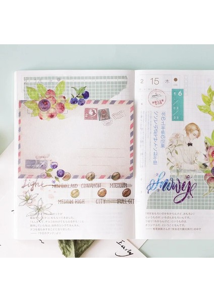 E Stili Renkli Izgara Serisi Washi Bant Yapışkan Bant Dıy Scrapbooking Sticker Etiket Maskeleme Bandı Öğrenci Kırtasiye Hediye (Yurt Dışından)