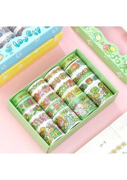 Bir Stil 20 Rulo Washi Kağıt Sevgiliye Karikatür Sevimli Dekoratif Yapışkanlı Maskeleme Bandı Sanat El Sanatları Için Set Dergileri Güzelleştirmek Planlayıcıları (Yurt Dışından) modelleri