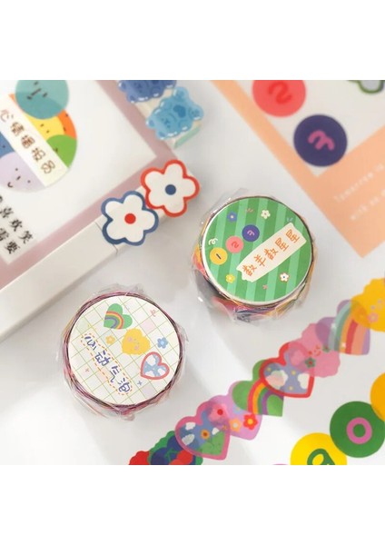 H Tarzı Rulo Sevimli Maskeleme Bandı Washi Bant Küçük Kawaii Çıkartmalar Bullet Scrapbooking Dergisi Dekoratif Kırtasiye Çıkartmaları (Yurt Dışından) modelleri