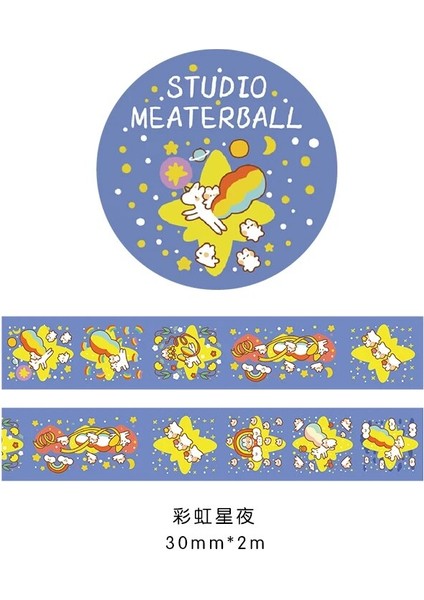 No.7 Tarzı Sevimli Kedi Aile Serisi Dergisi Washi Bant Dıy Scrapbooking Sticker Etiket Kawaii Pet Maskeleme Bandı Okul Ofis Tedarik (Yurt Dışından)