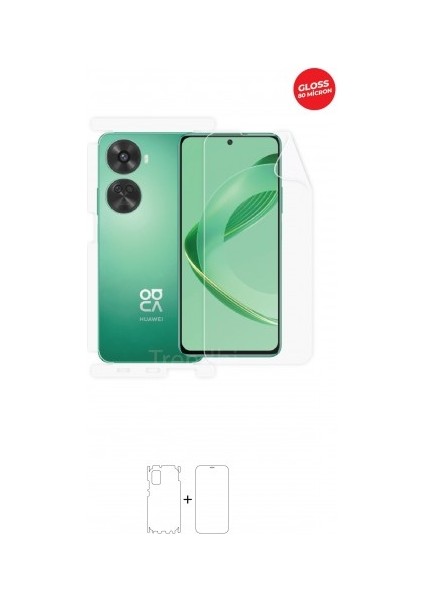 Huawei Nova 11 Se Ön, Arka ve Yan 360 Derece Tam Kaplama Tpu Film