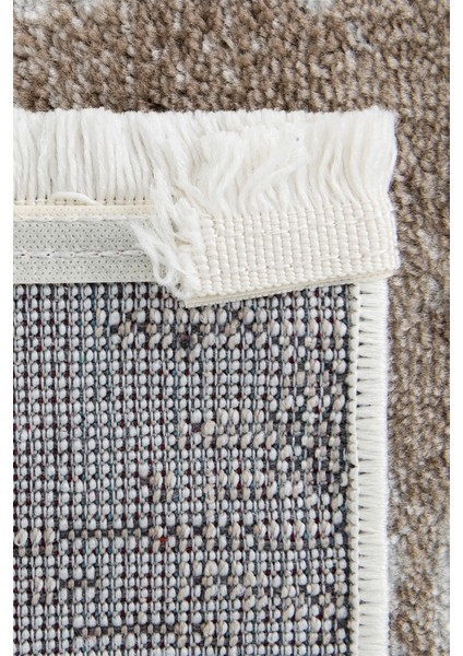 Life Makine Halısı 6030 Bej 100 x 200 Saçaklı