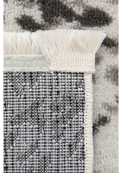 Life Makine Halısı 6022 Gri 80 x 300 Saçaklı