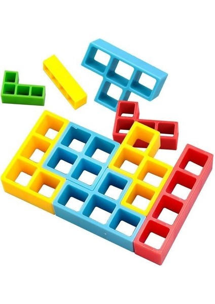 Bulmaca Yapı Taşları Jenga Ebeveyn-Çocuk Etkileşimi Denge Oyunu Oyuncak (Yurt Dışından)