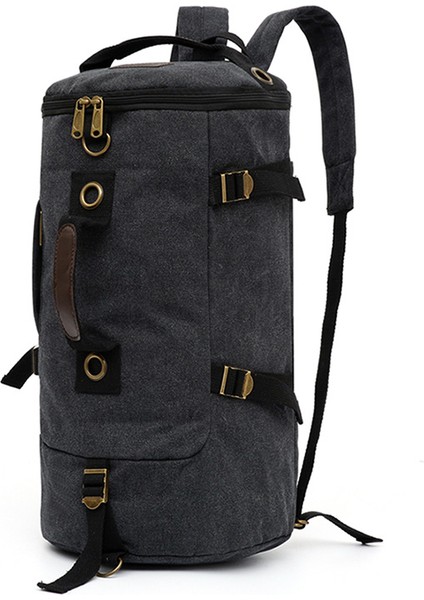 Açık Retro Çift Sırt Çantası Çok Fonksiyonlu Crossbody Çanta Çanta (Yurt Dışından)