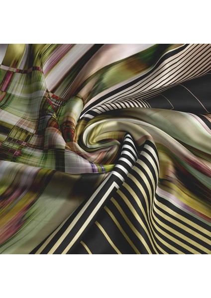 Ipek Twill Elmas Yansımaları Yeşil Kadın Eşarp fiyatları