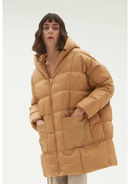 Oversize Kapüşonlu Şişme Mont fiyatları