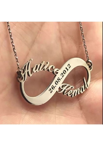 Isimli Sonsuzluk Gümüş Kolye fiyatları