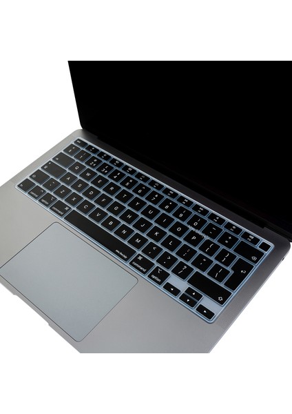 Macbook Air M1 Klavye Kılıfı UK(EU) İngilizce Harf Baskı A2179 A2337 ile Uyumlu