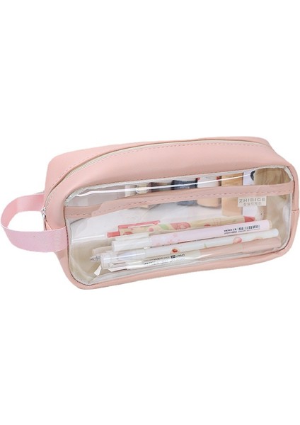 Muayenede Kullanım Için Geniş Kapasiteli Basit, Çift Katmanlı Şeffaf Kalem Kutusu (Yurt Dışından)