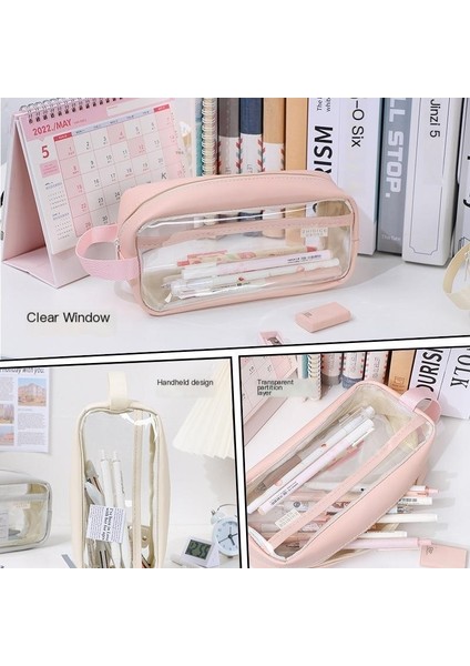 Muayenede Kullanım Için Geniş Kapasiteli Basit, Çift Katmanlı Şeffaf Kalem Kutusu (Yurt Dışından) fiyatları