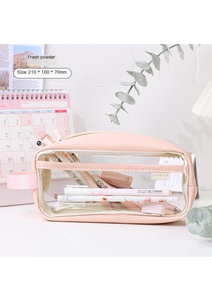 Muayenede Kullanım Için Geniş Kapasiteli Basit, Çift Katmanlı Şeffaf Kalem Kutusu (Yurt Dışından) fırsatları