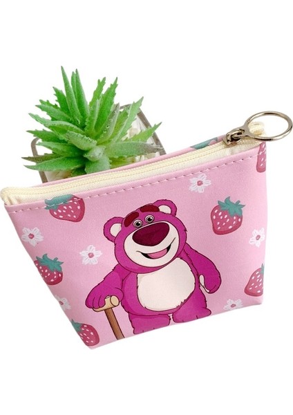 Girly Sevimli Karikatür Taşınabilir Pu Bozuk Para Cüzdanı Basit Mini Çanta Para Çantası Küçük Depolama (Yurt Dışından)
