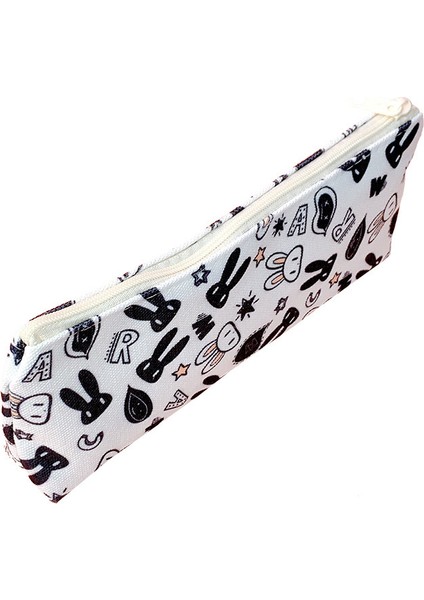 El Yapımı Grafiti Serisi Çok Fonksiyonlu Saklama Çantası, Büyük Kapasiteli Yıkanabilir Öğrenci Kırtasiye Kalem Çantası (Yurt Dışından)