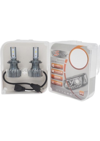 Led far ampulü 6000K 11600LM 12V H7 / LAAM911