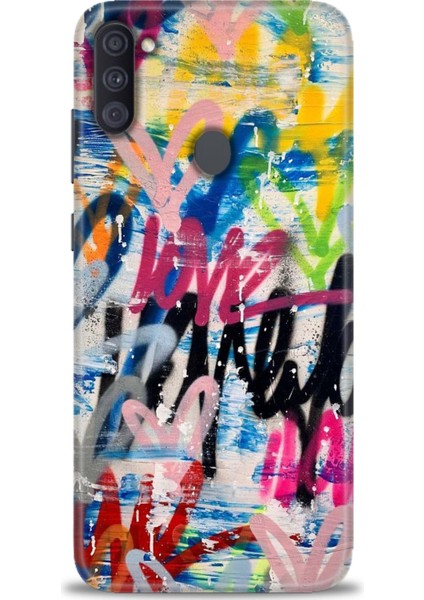 Samsung Galaxy M11 Kılıf Hd Baskılı - Lovee