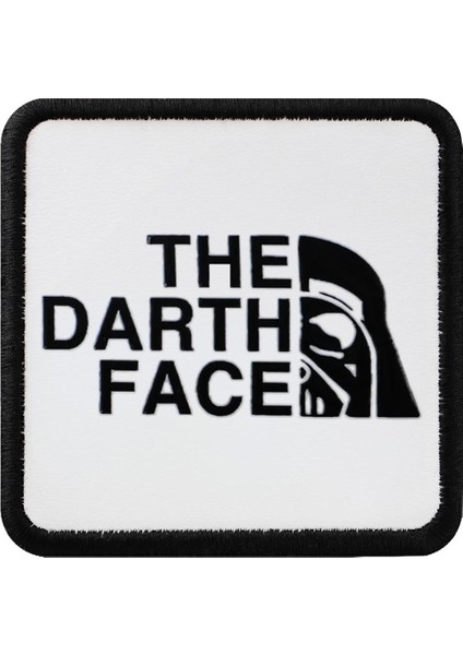 BlackBörk V1 The Darth Face - 2 Kod Logolu Unisex Beyaz-Siyah Bench (Patch)