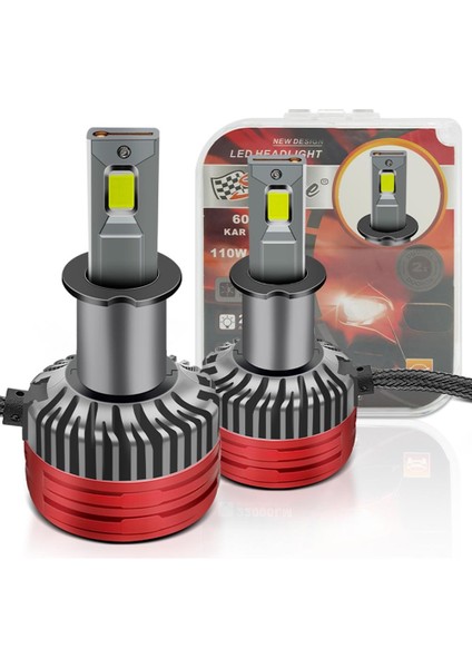 Led far ampulü canbus 110W 22000LM H3 12V / LAAM924