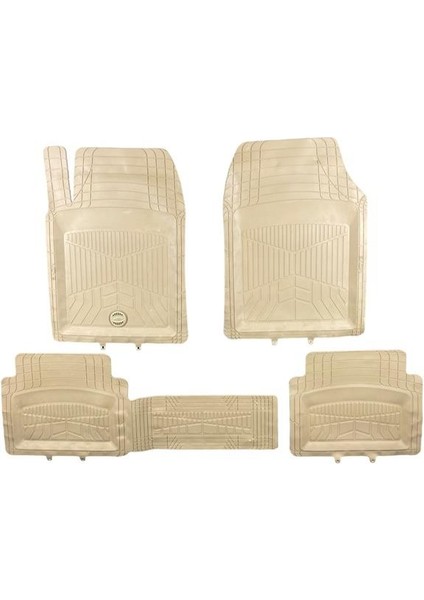 Pufi kauçuk (havuzlu) paspas move-bej / TEPAY509-B