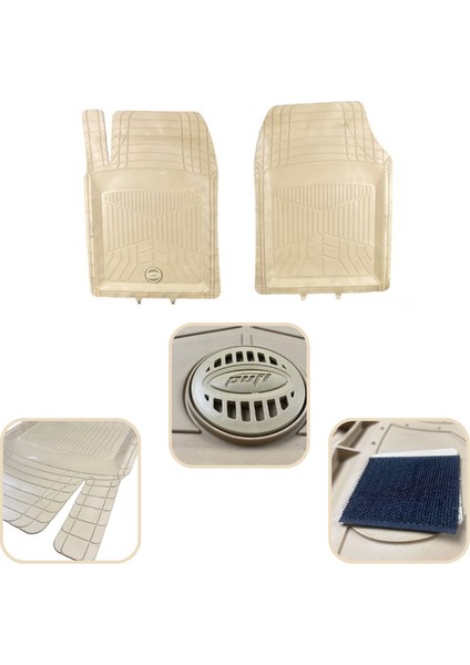 Pufi kauçuk (havuzlu) paspas move-bej / TEPAY509-B fiyatları