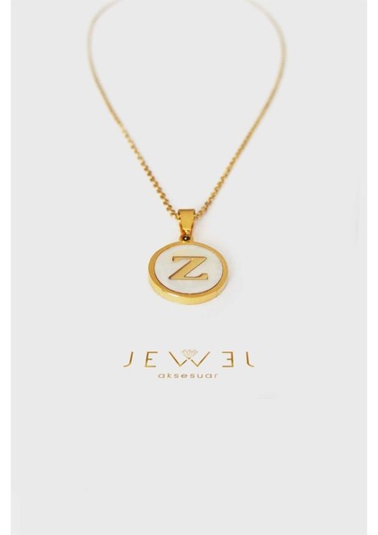 Z Harfi Gold Altın Kaplama Kolye