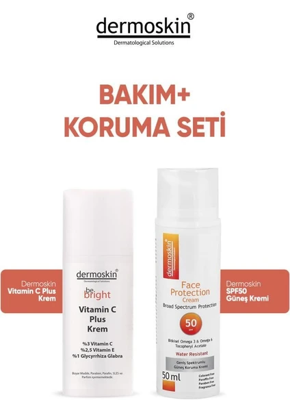 C Vitamini Bakım+Güneş Koruma Seti