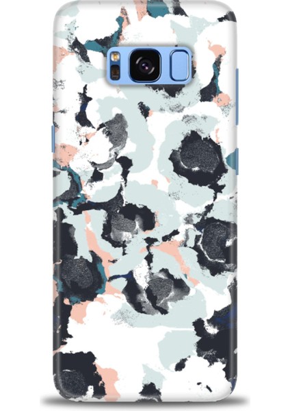 Samsung Galaxy S8 Plus Kılıf Hd Baskılı - Sanatsal Siyah