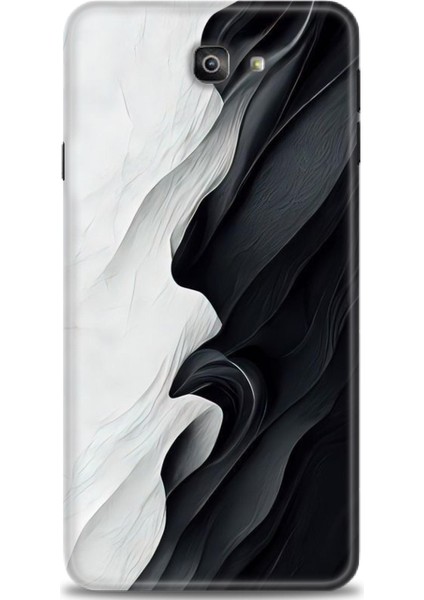 Samsung Galaxy J7 Prime Kılıf Hd Baskılı - Black And White