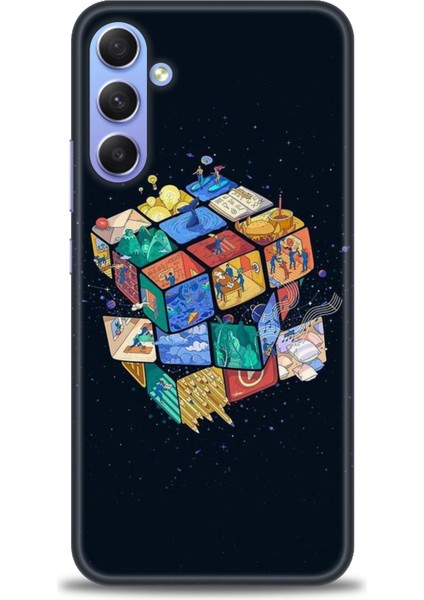 Samsung Galaxy S25 Kılıf Hd Baskılı - Küplerdeki Insanlar