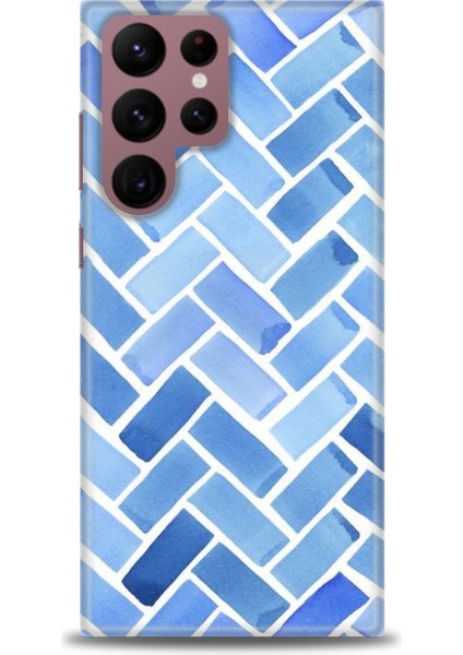 Samsung Galaxy S25 Ultra Kılıf Hd Baskılı - Mavi