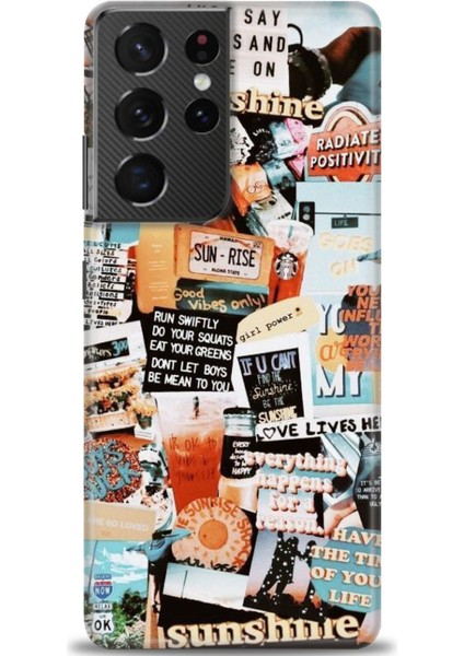 Samsung Galaxy S21 Ultra Kılıf Hd Baskılı - Sun Rise