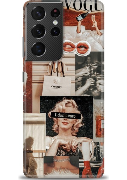 Samsung Galaxy S21 Ultra Kılıf Hd Baskılı - I Dont Care