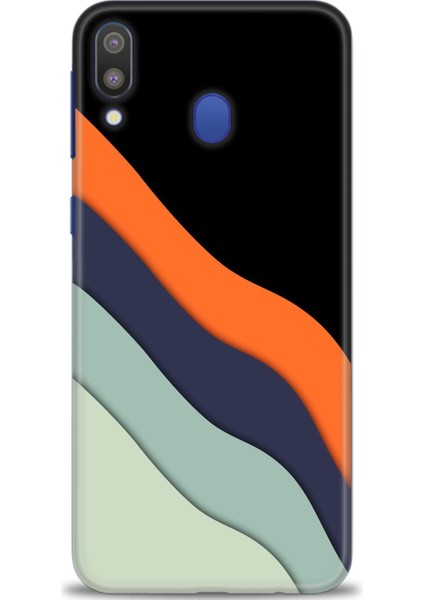 Samsung Galaxy M20 Kılıf Hd Baskılı - Siyah