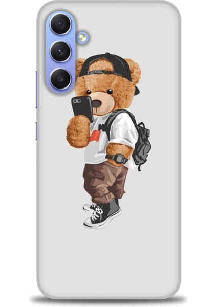 Samsung Galaxy S24 Kılıf Hd Baskılı - Teddy Bear Cool