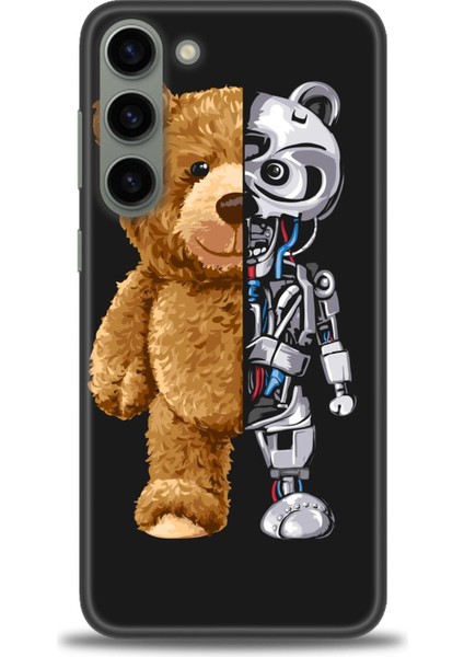 Samsung Galaxy S23 Kılıf Hd Baskılı - Ayı ve Iskeleti