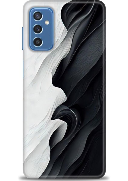 Samsung Galaxy M52 5g Kılıf Hd Baskılı - Black And White