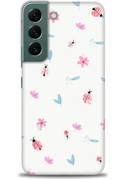 Samsung Galaxy S22 Kılıf Hd Baskılı - Uğur Böcekleri