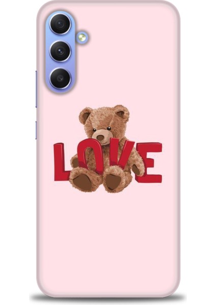 Samsung Galaxy S25 Plus Kılıf Hd Baskılı - Love Bear