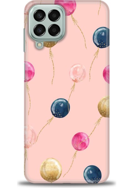 Samsung Galaxy M33 Kılıf Hd Baskılı - Uçan Balonlar