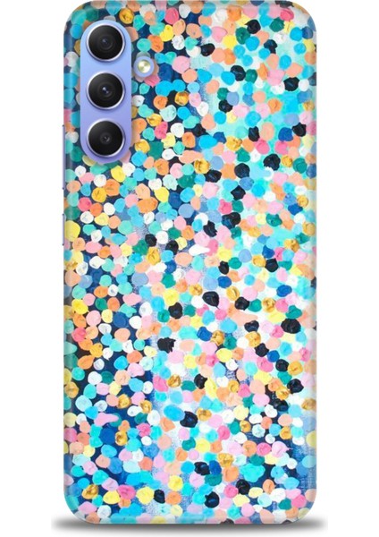 Samsung Galaxy S24 Plus Kılıf Hd Baskılı - Renkli Benekler