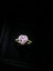 Swarovski Taşlı Pembe Renkli Kalpli 925 Ayar Gümüş Sevgiliye,anneye,arkadaşa Yüzük 2
